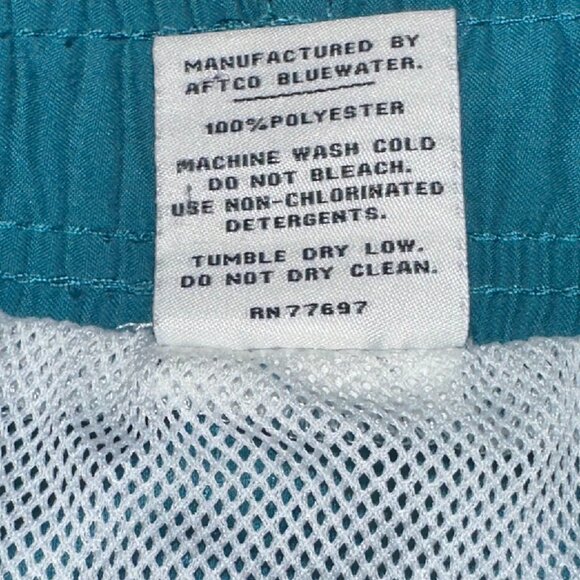 Guy Harvey By AFTCO‎ Blue 5" Bathing Suit Trunks Size Large - Picture 8 of 8